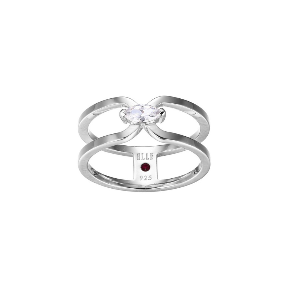 Bague pour femme en argent 925, cubic zirconium - R4LAGJ00AC - ELLE