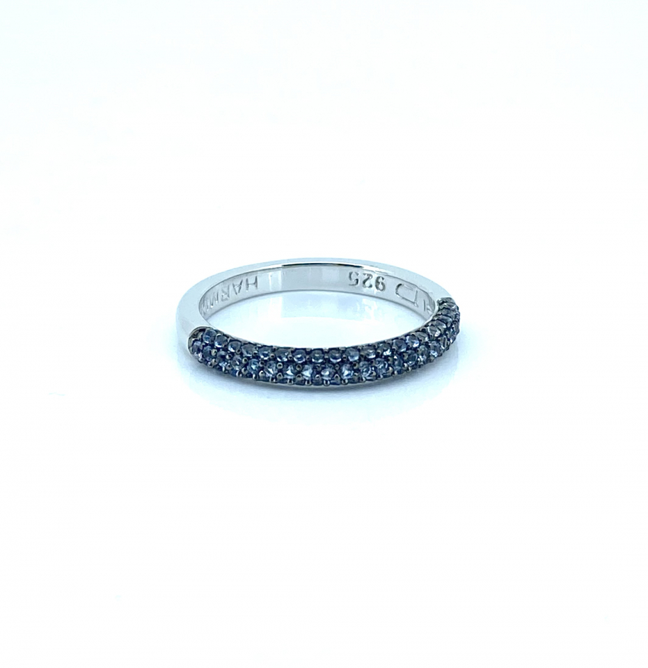 Bague pour femme en argent 925, zircons, mars - HARMONY03 - Harmony