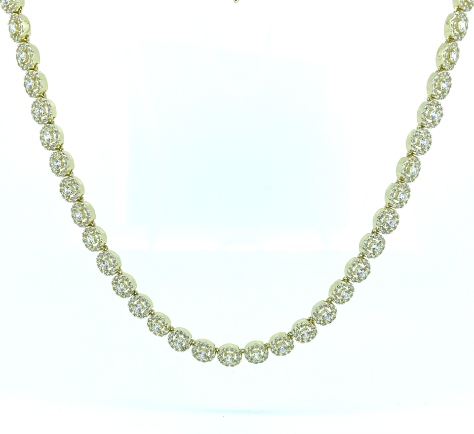 Collier pour femme en argent 925, cubic zirconium - CL01 - Danny's silver