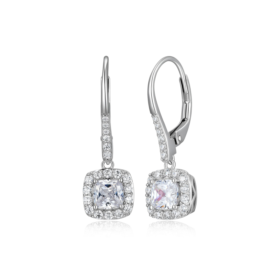 Boucles d'oreilles pour femme en argent 925, cubic zirconium - R2LCRP006G - ELLE