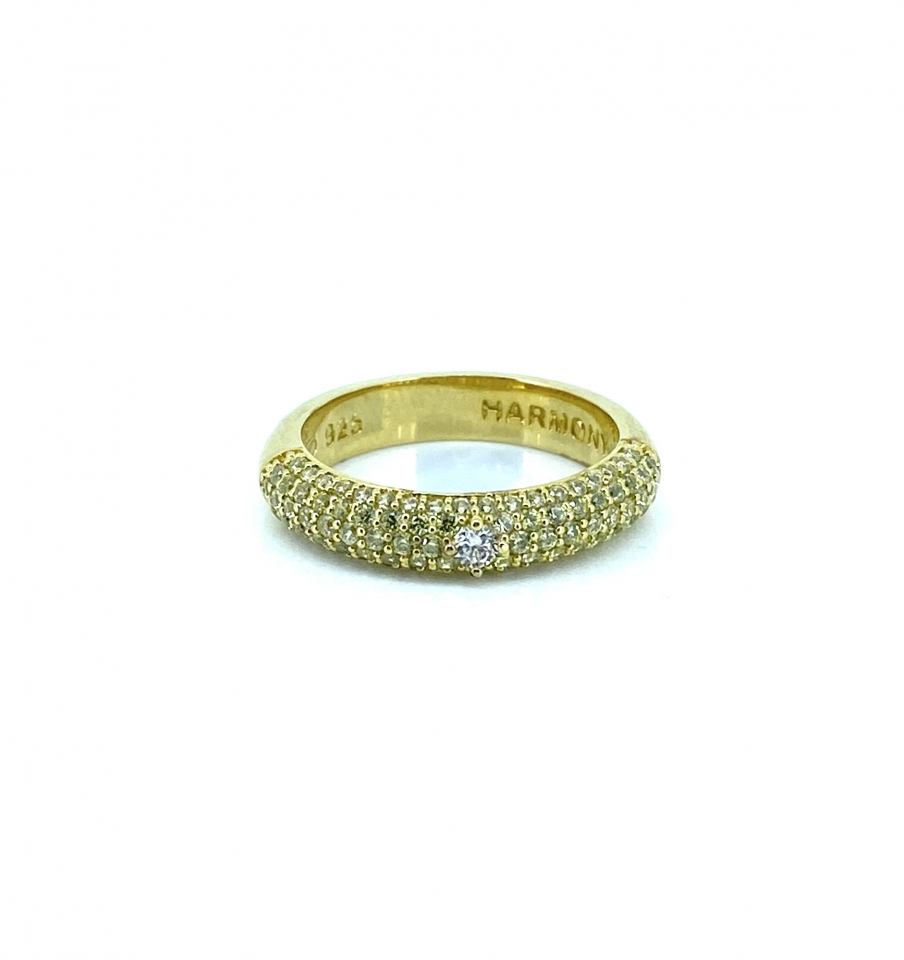 Bague pour femme en argent 925, zircons - HARMONY14 - Harmony