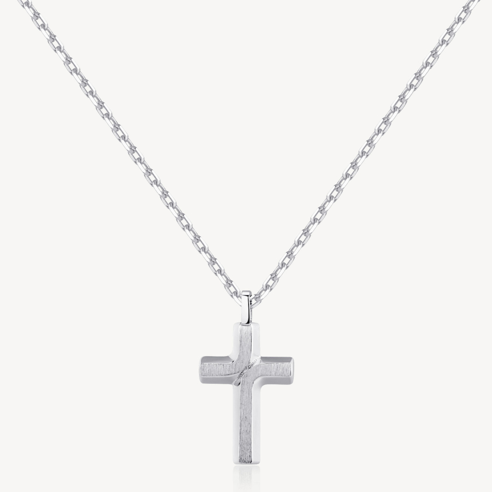 Pendentif pour homme en stainless, croix - BBC04L - Brosway