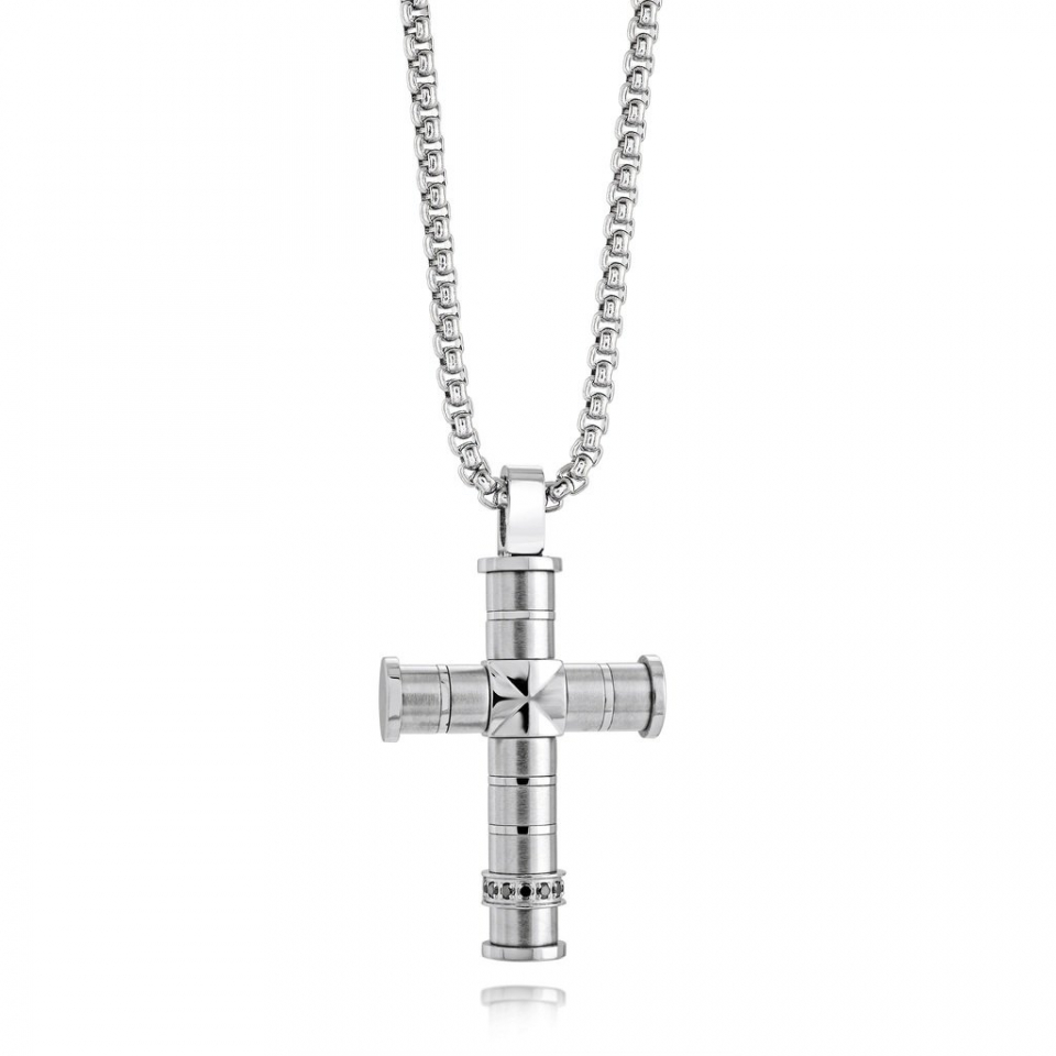 Pendentif pour homme en stainless, croix