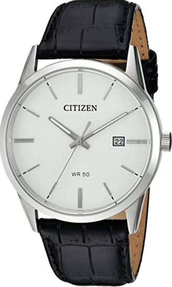 Montre pour homme en stainless, bracelet de cuir, 5ATM - BI5000-01A - Citizen