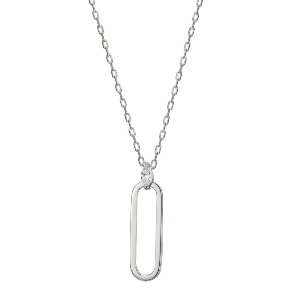 Pendentif pour femme en argent 925, cubic zirconium