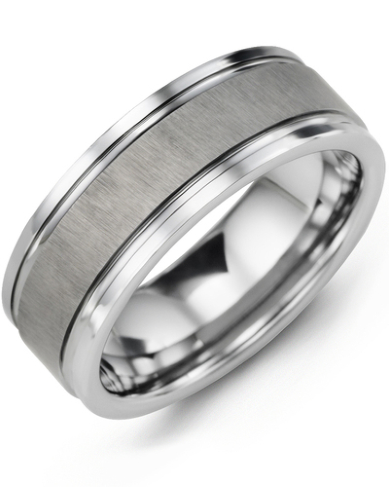 Bague pour homme en tungstène - MGW800TT - Madani