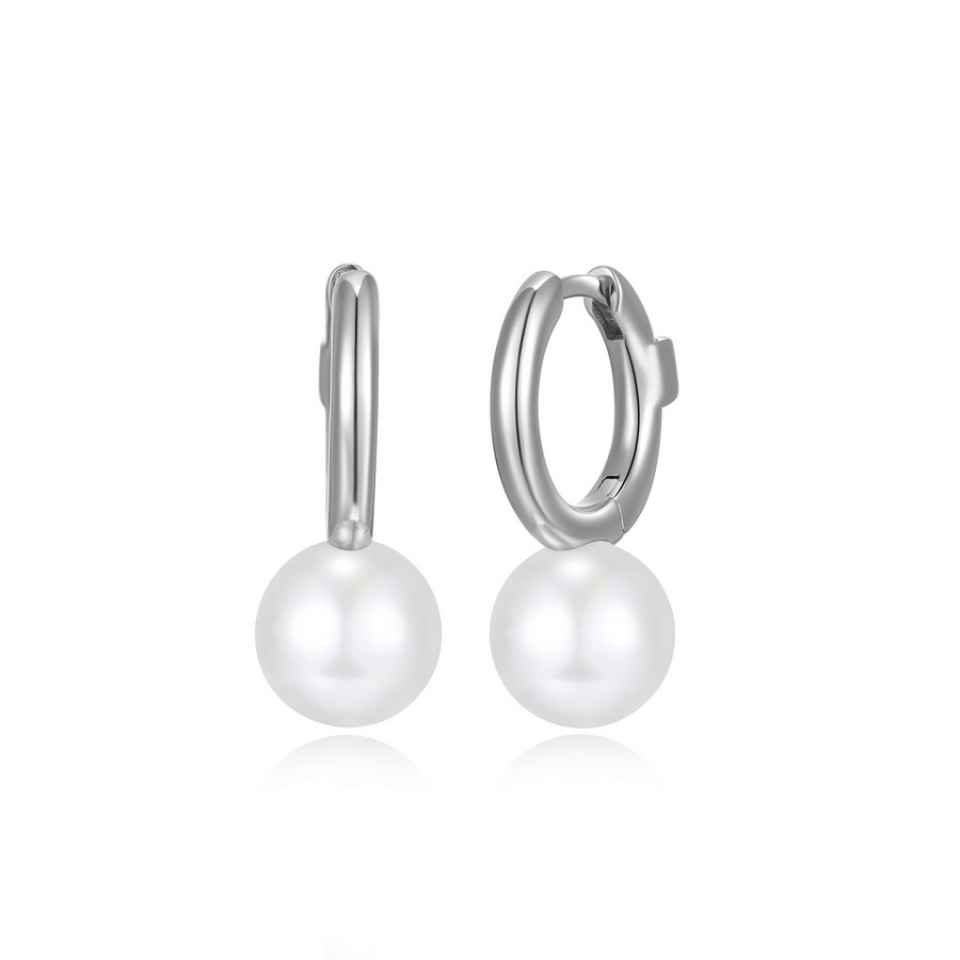 Boucles d'oreilles pour femme en argent 925, perles - R2LCNWBG0N - ELLE