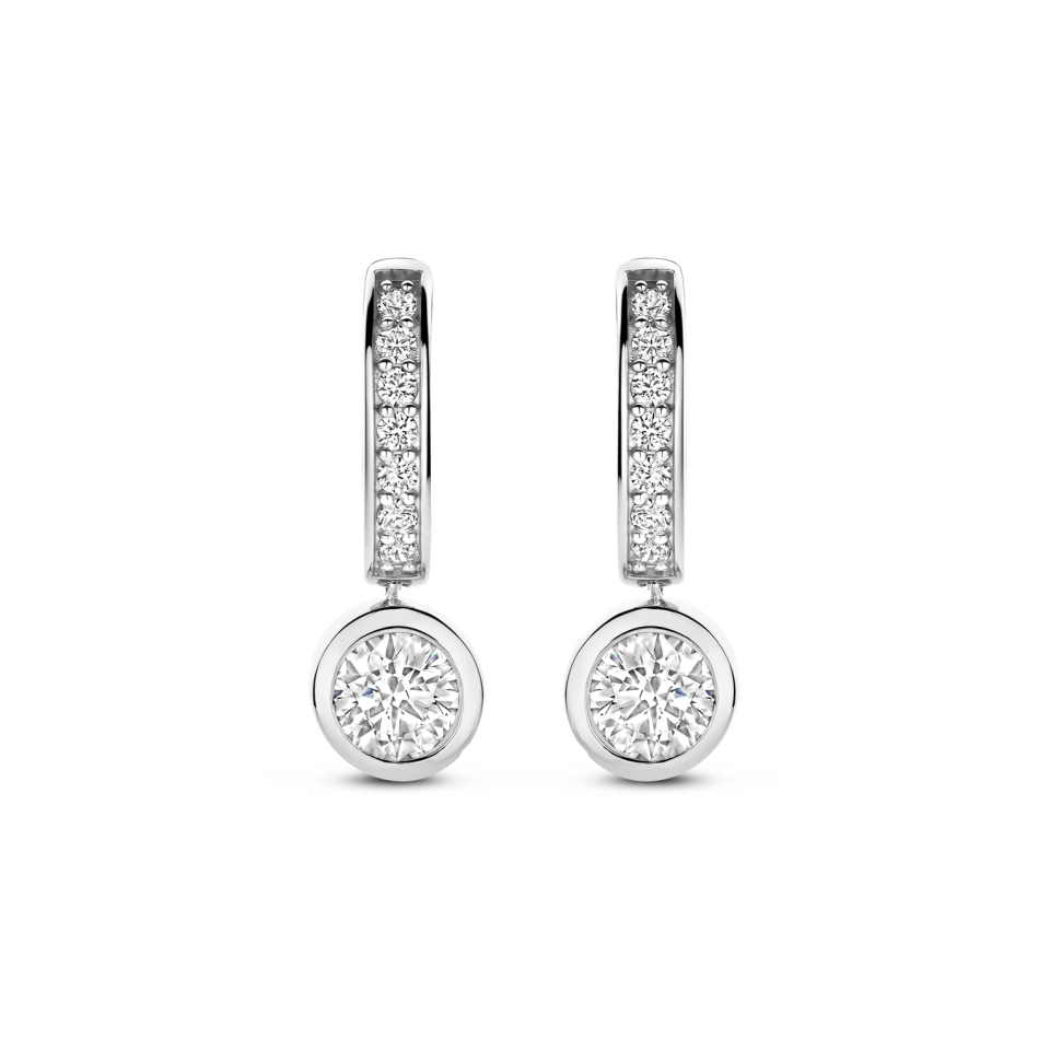 Boucles d'oreilles pour femme en argent 925, cubic zirconium - 78032ZI - Ti Sento Milano