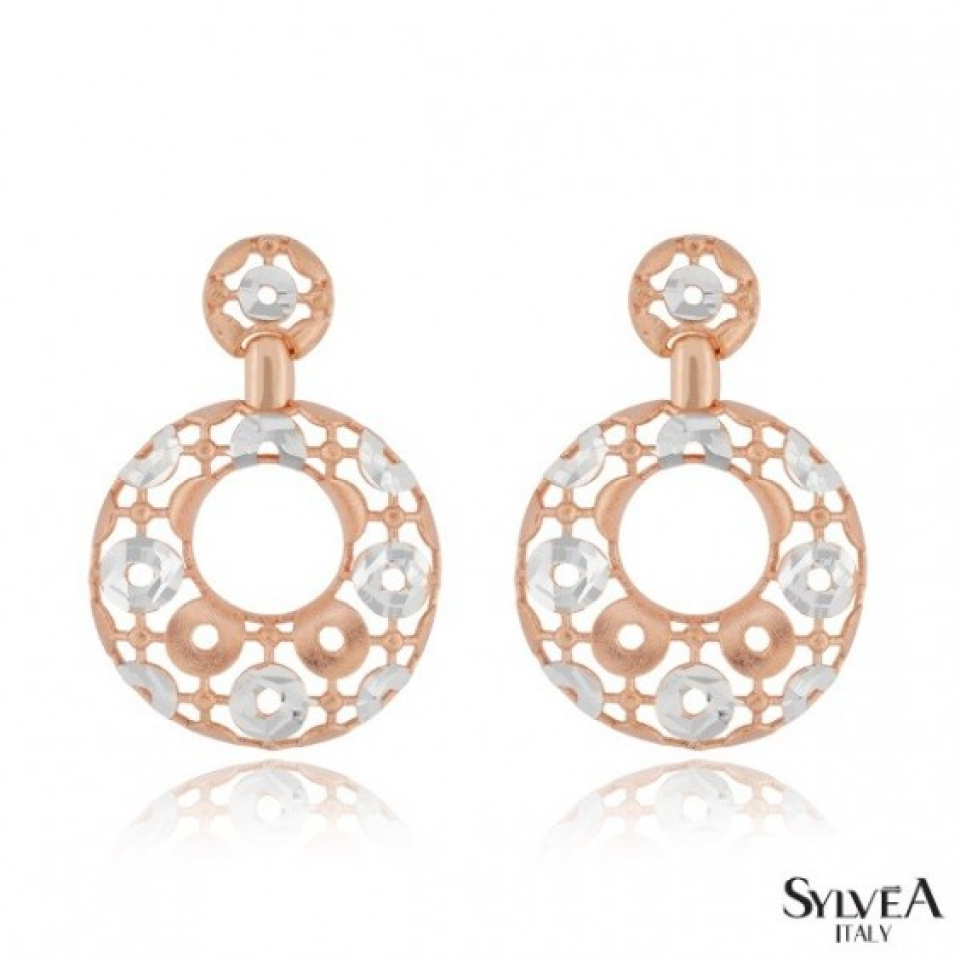 Boucles d'oreilles pour femme en argent 925 - SLE41R - Arezzo