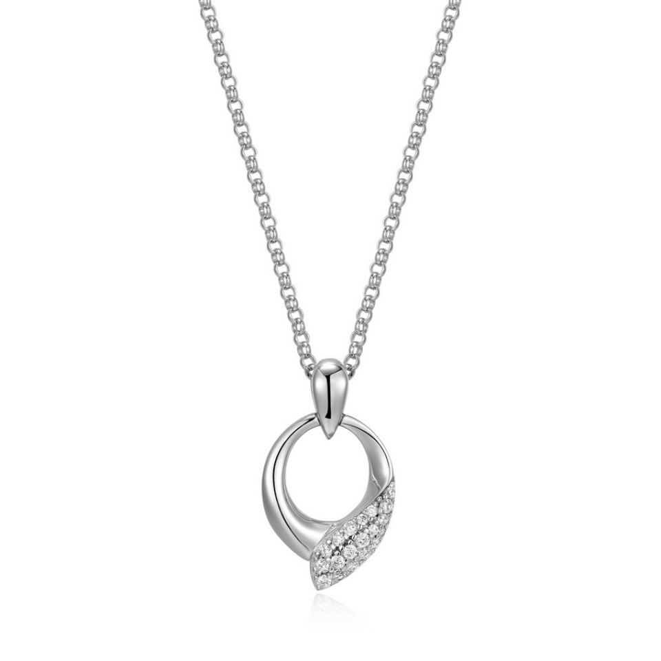 Pendentif pour femme en argent 925, cubic zirconium - R0LC0E9746 - ELLE