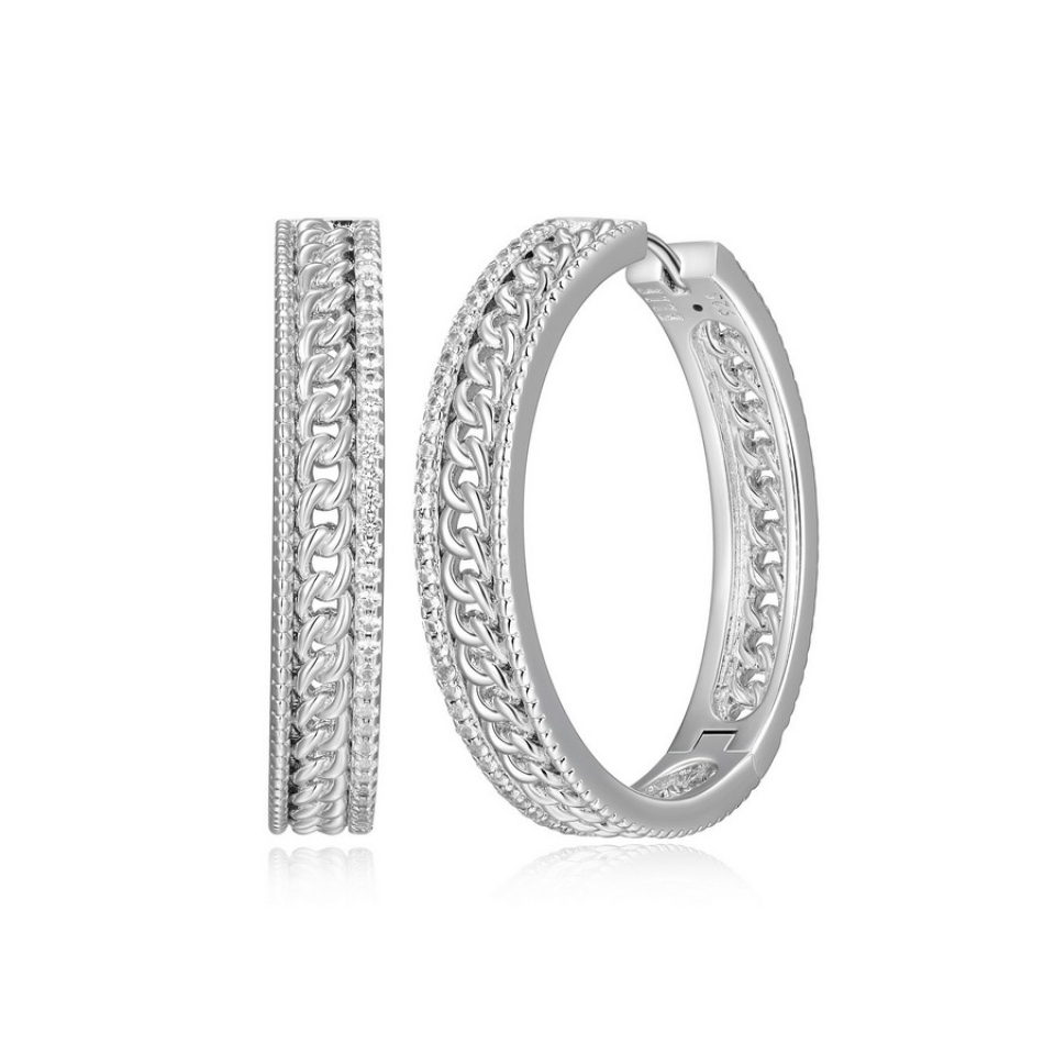 Boucles d'oreilles pour femme en argent 925, cubic zirconium - R2LCT8DC8F - ELLE