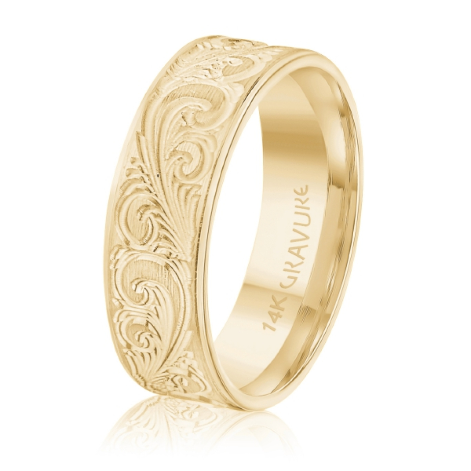 Jonc pour homme en or 10k - GL-1791-7Y - MALO