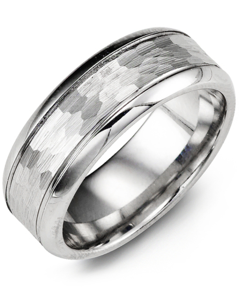 Bague pour homme en cobalt - MHP800BB - Madani