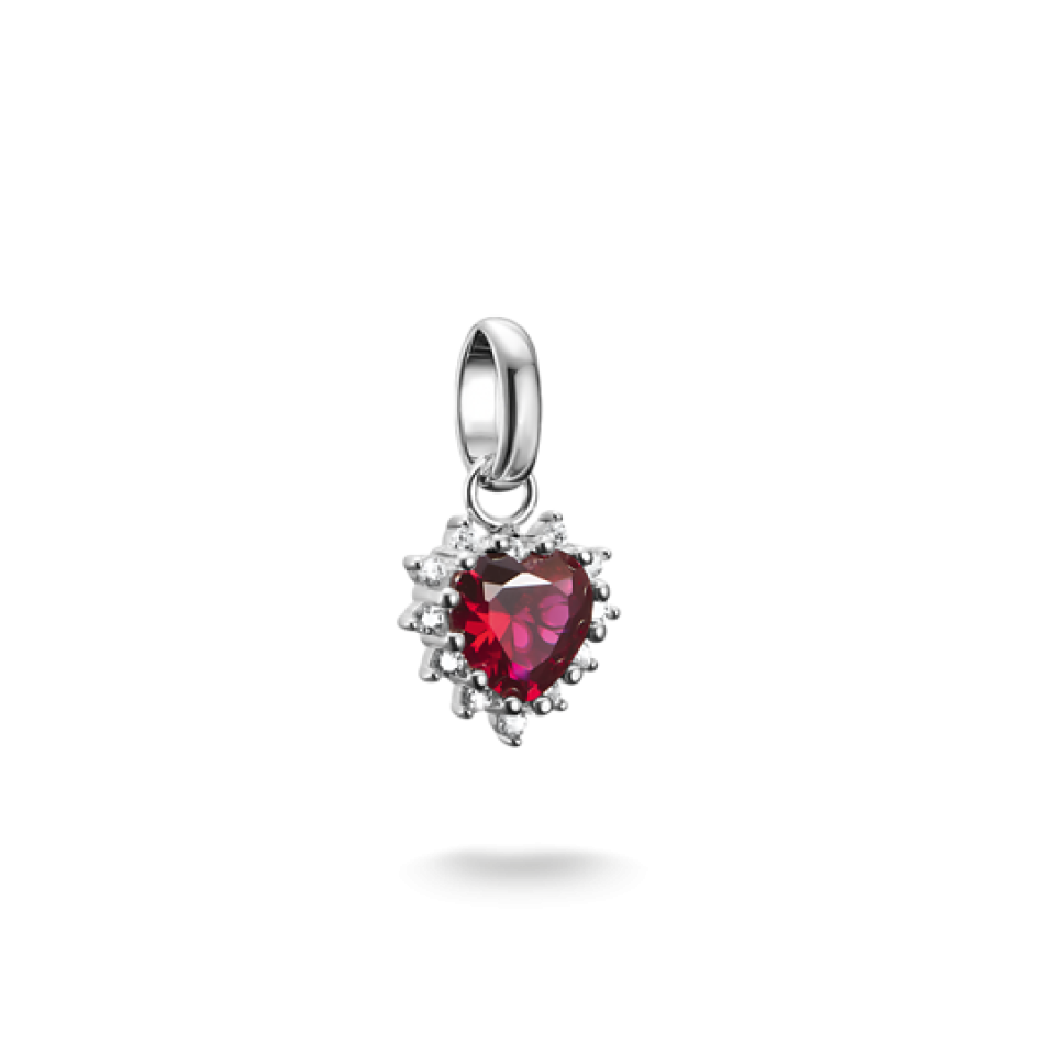 Breloque pour femme en argent 925, cubic zirconium, coeur - CC1279-013-10 - Thomas Sabo