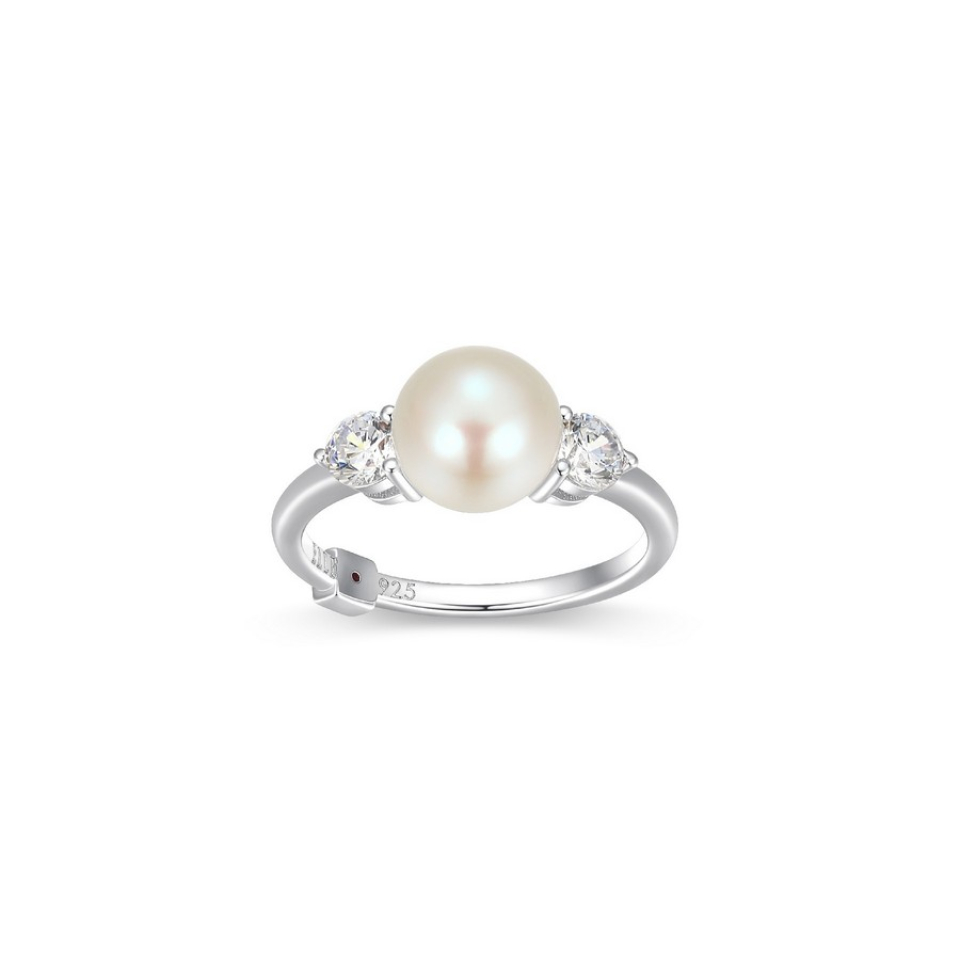 Bague pour femme en argent 925, perle, cubic zirconium - R4LAJ245AC - ELLE