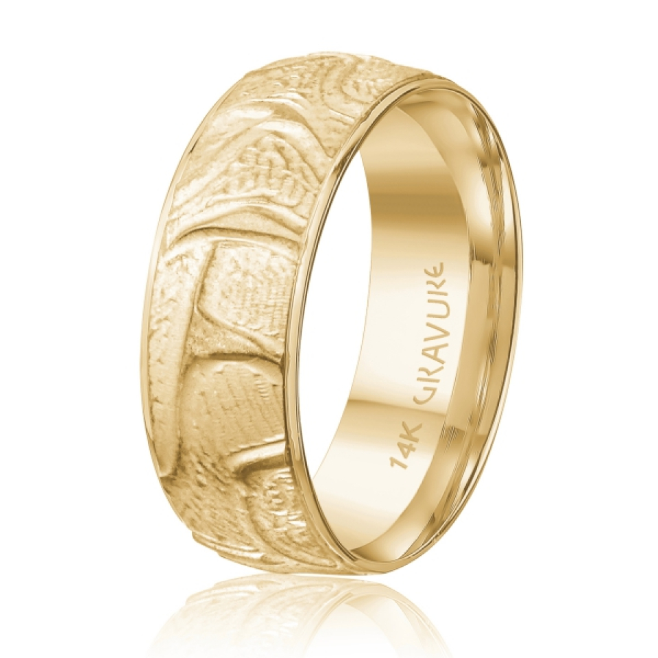 Jonc pour homme en or 10k - GL-1273-8Y - MALO