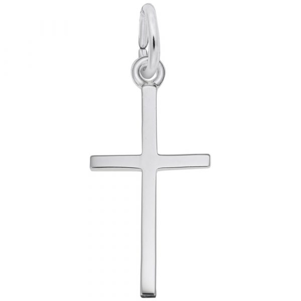 Pendentif en argent 925, croix unie - 10-4920-000 - Rembrandt Charms
