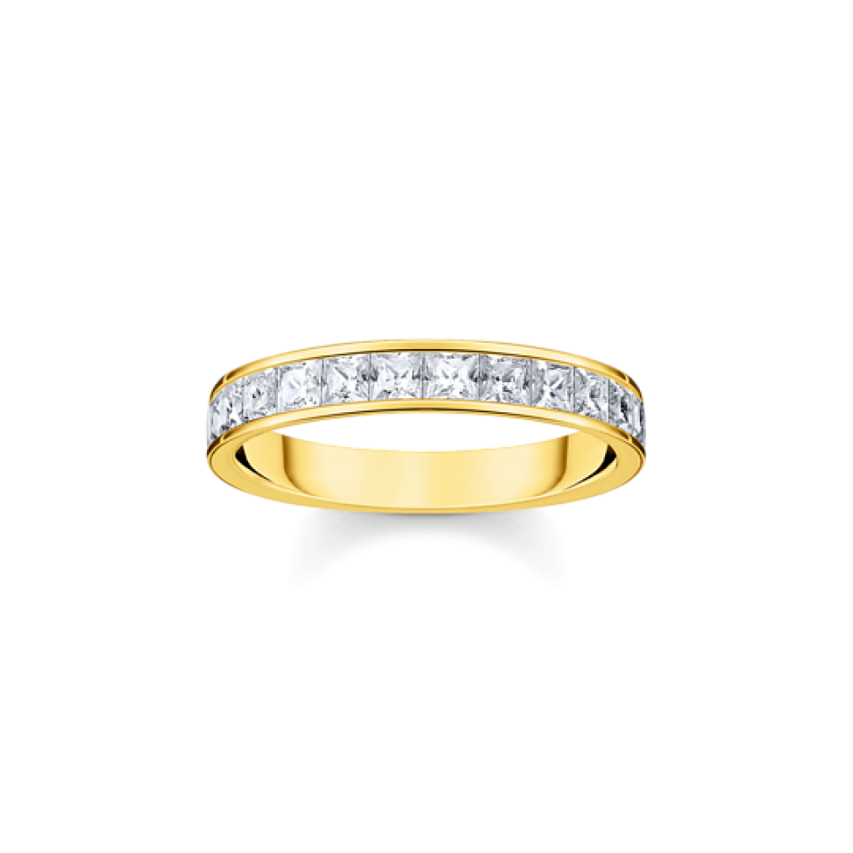 Jonc semi-éternité pour femme en argent 925, cubic zirconium - TR2358-414-14-54 - Thomas Sabo