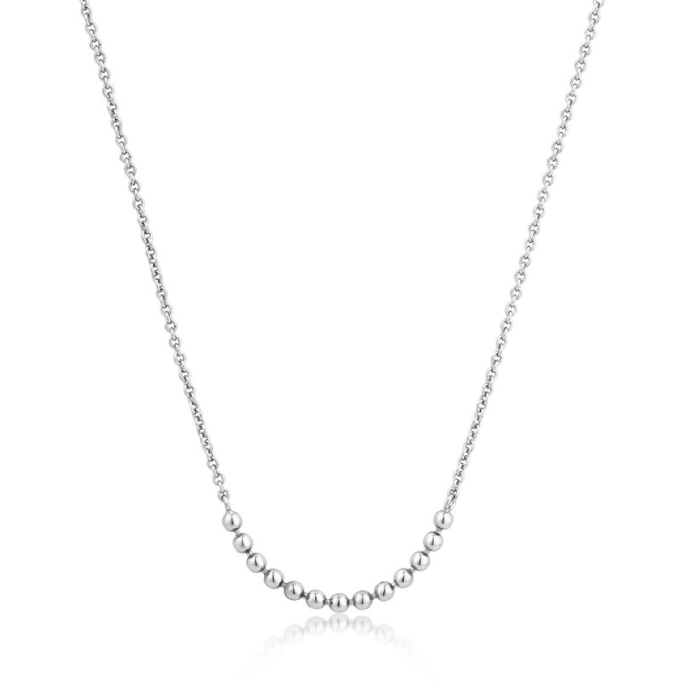 Collier pour femme en argent 925, boules