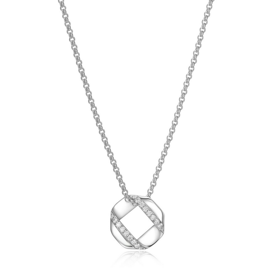 Pendentif pour femme en argent 925, cubic zirconium - R0LBNV0044 - ELLE