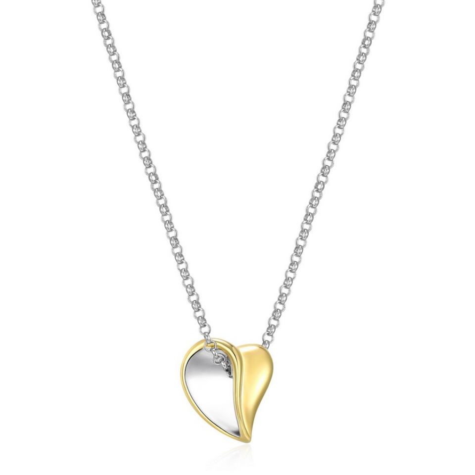 Pendentif pour femme en argent 925, coeur - R0LC0FA046 - ELLE