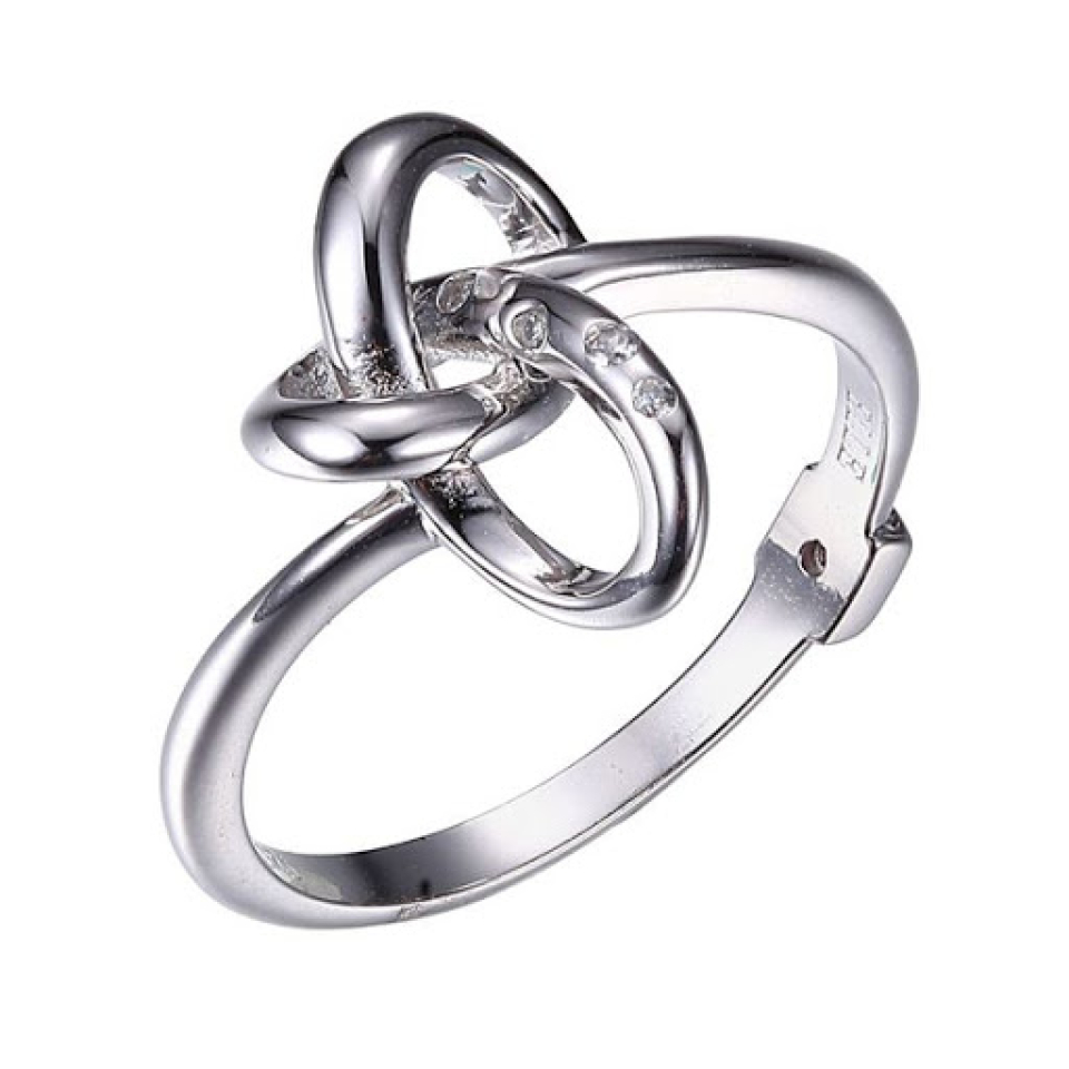 Bague argent 925, twistée - R4LA8S00A8 - ELLE