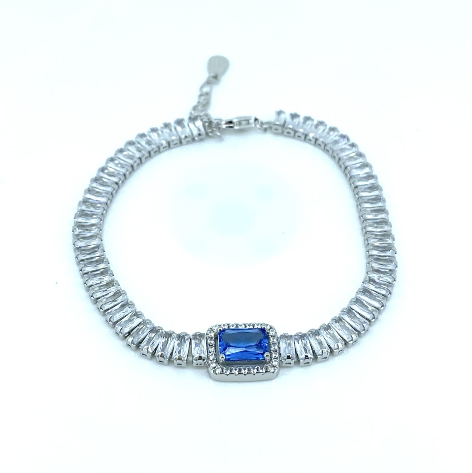 Bracelet pour femme en argent 925, cubic zirconium - DS-BR04DEC - Danny's silver