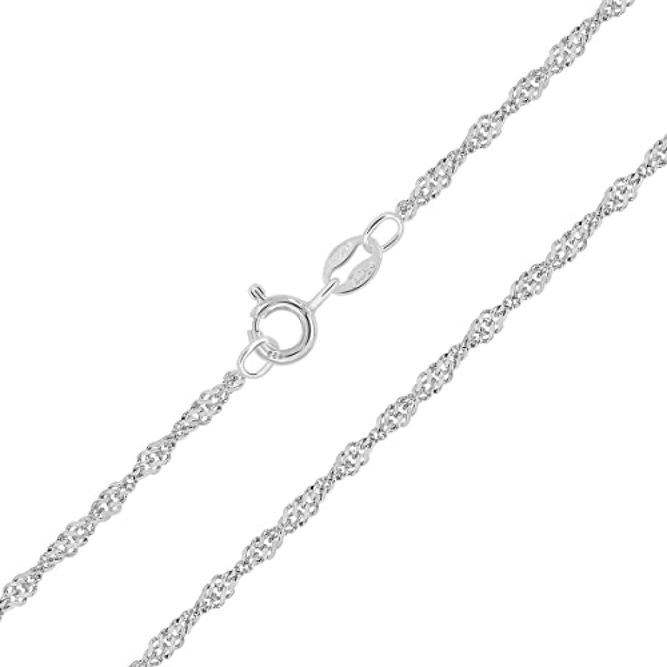 Chaine en argent 925, singapour - 925-SINGA30-24 - Mabensa
