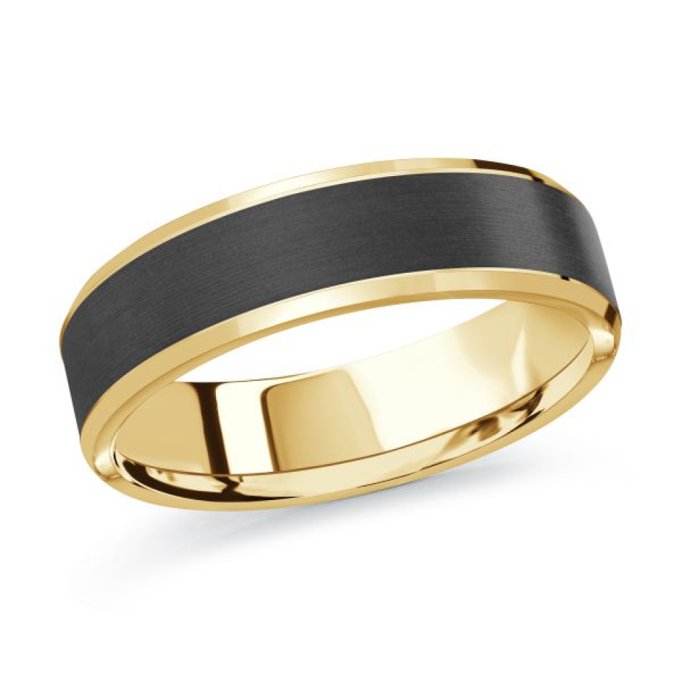 Jonc pour homme en or 10k - MRDA-093-6Y - MALO