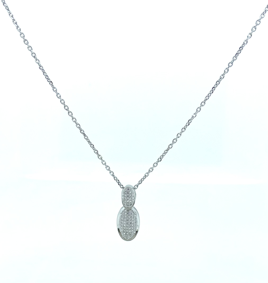Pendentif pour femme en argent 925, cubic zirconium - PD419 - Divers