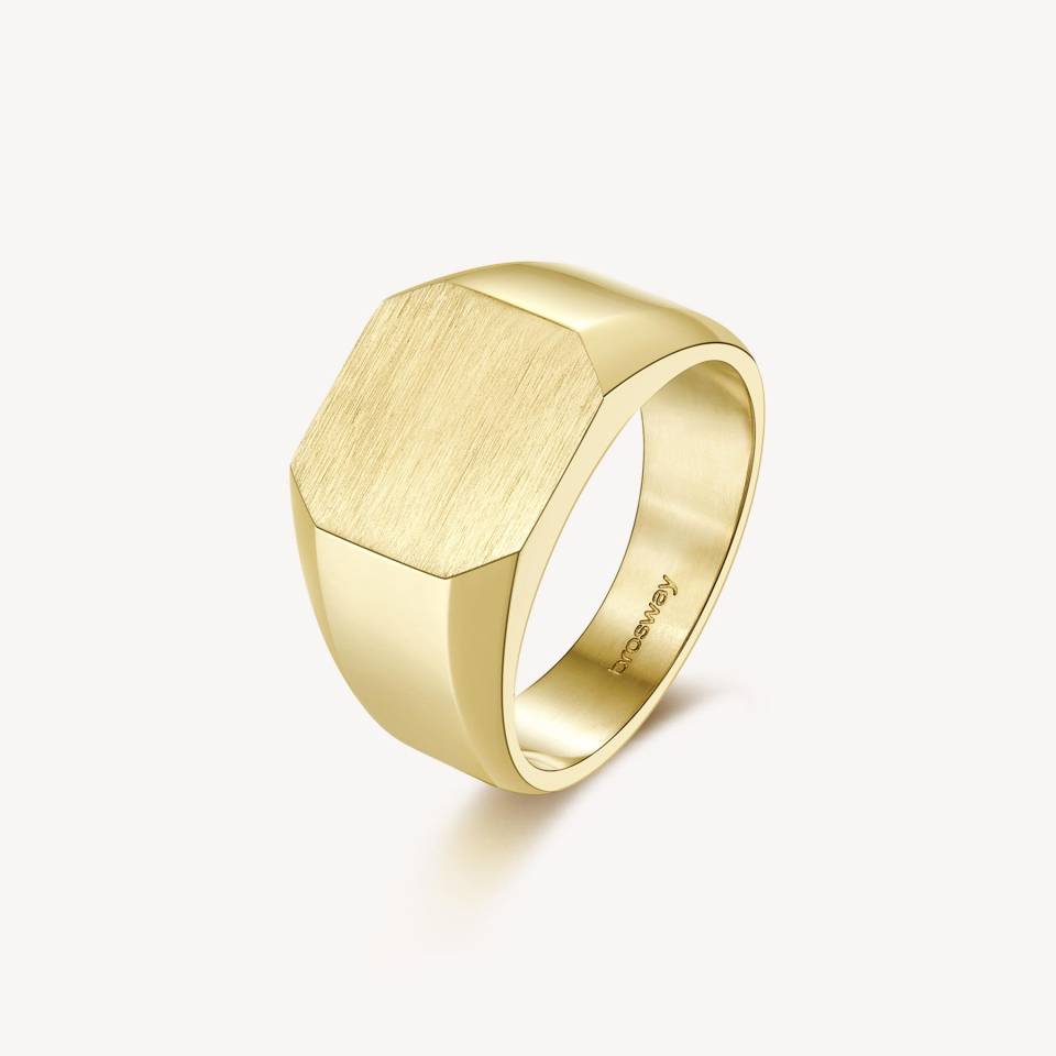 Bague pour homme en stainless, chevalière - BIK32C - Brosway