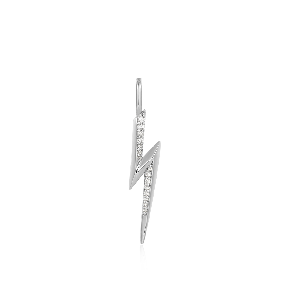 Pendentif pour femme en argent 925, cubic zirconium, éclair - NC048-32H - Ania Haie